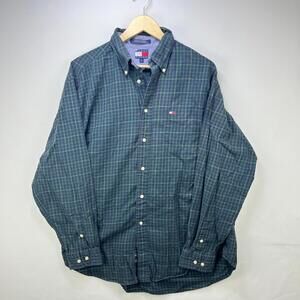 Vintage Tommy Hilfiger Button-Up Short Sleeve Shirt Large